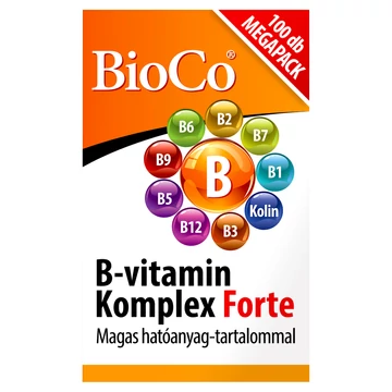 BioCo B-vitamin Komplex Forte - 100 db