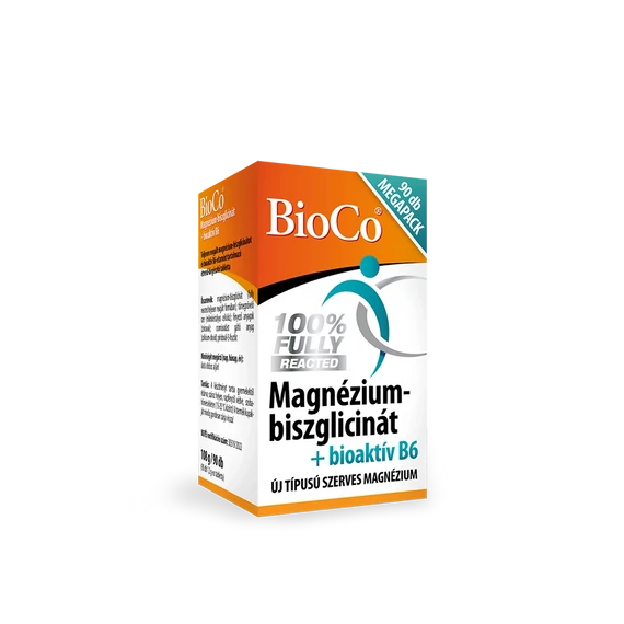 BioCo Magnézium-biszglicinát + bioaktív B6-vitamin tabletta 90 db